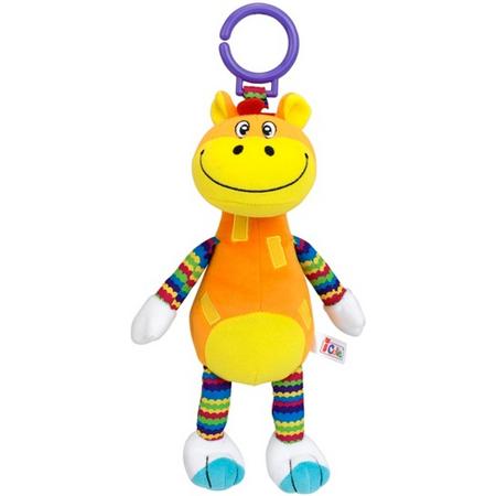 Gerardos Toys Knuffelrammelaar Ginny Giraf 25 Cm